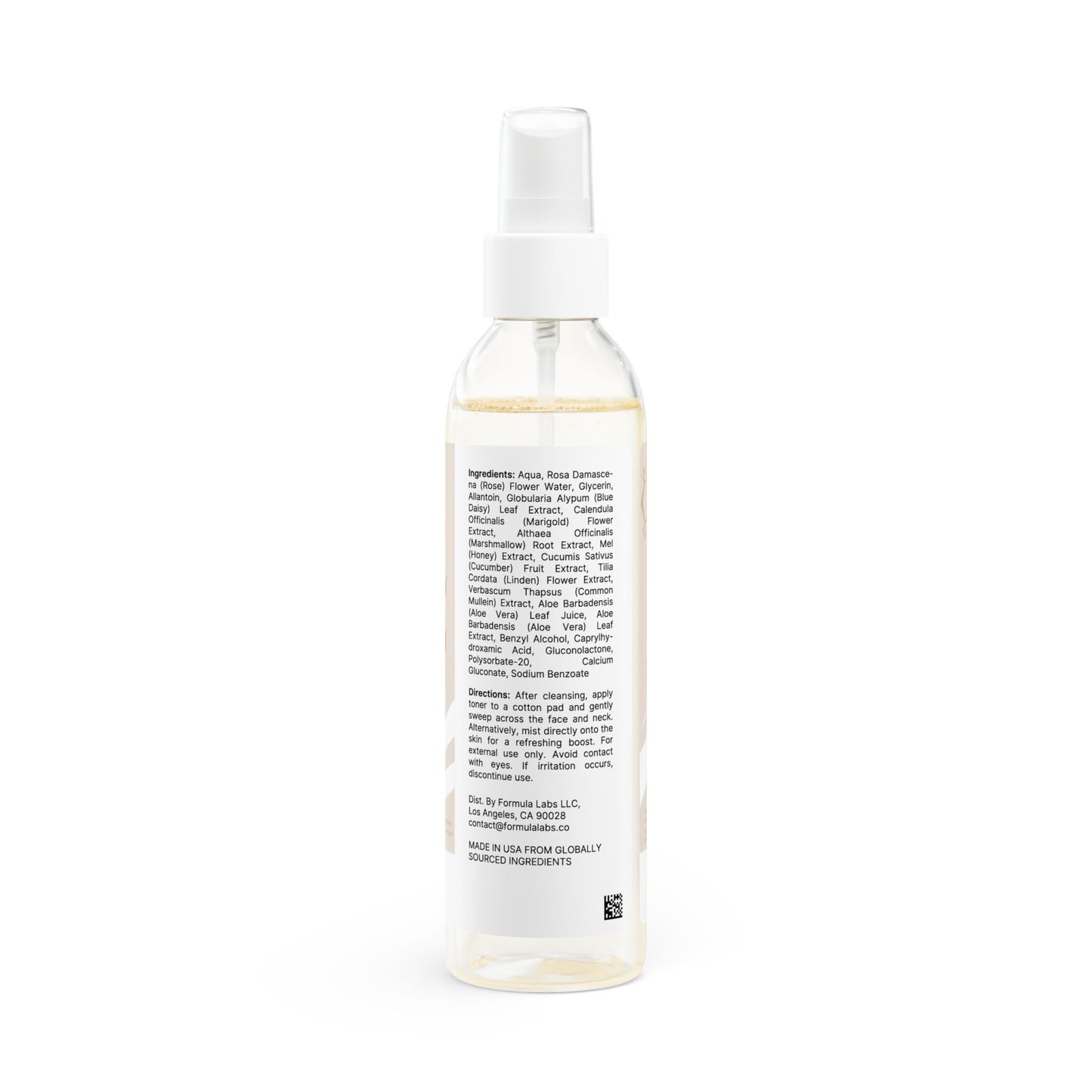 Calming Toner, 6oz (Vanilla Latte)