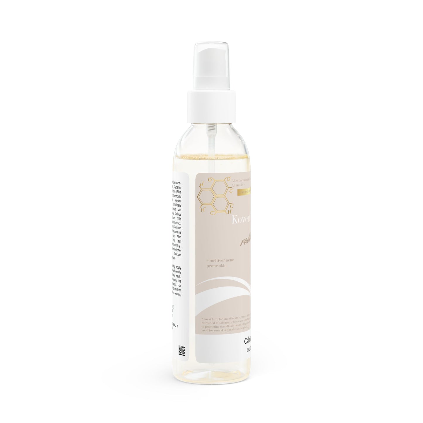 Calming Toner, 6oz (Vanilla Latte)