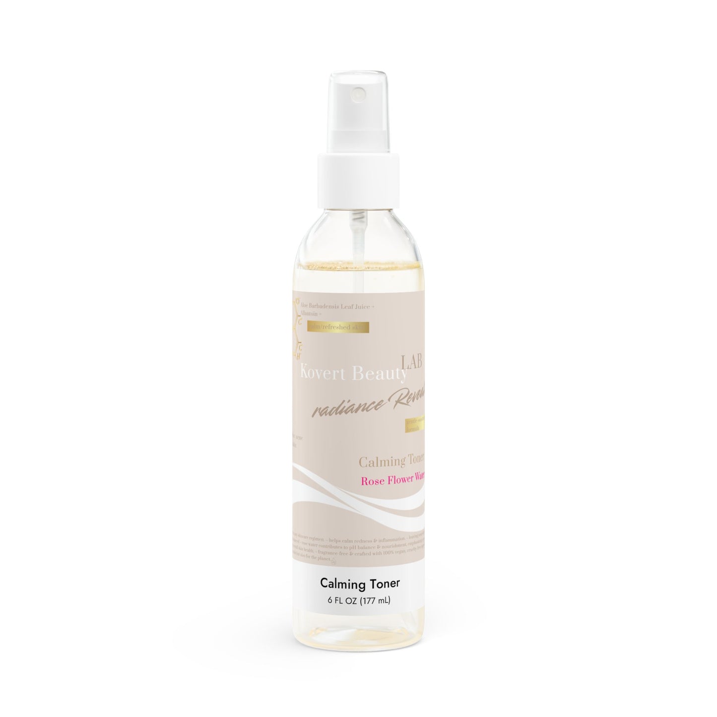 Calming Toner, 6oz (Vanilla Latte)