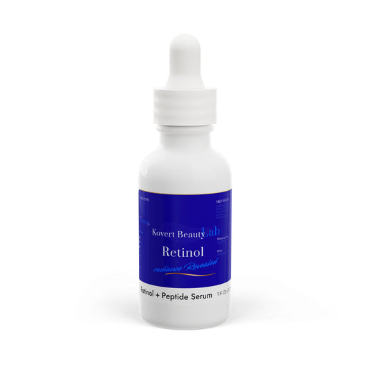 Retinol and Peptide Face Serum, 1oz (Royal Blue)