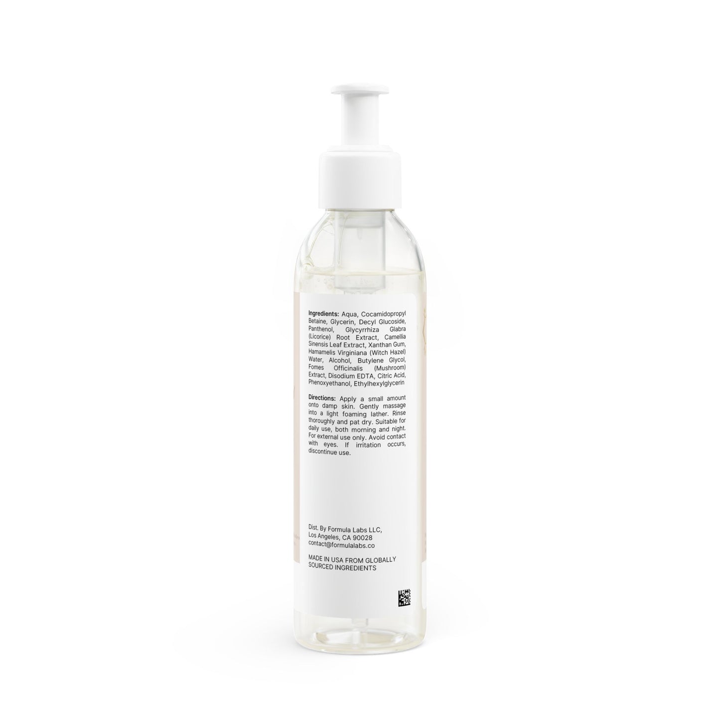 Gentle Face and Body Cleanser, 6oz (Vanilla Latte)