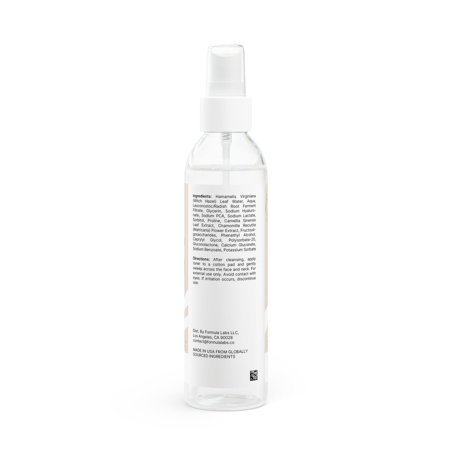 Hydrating Toner, 6oz (Vanilla Latte)