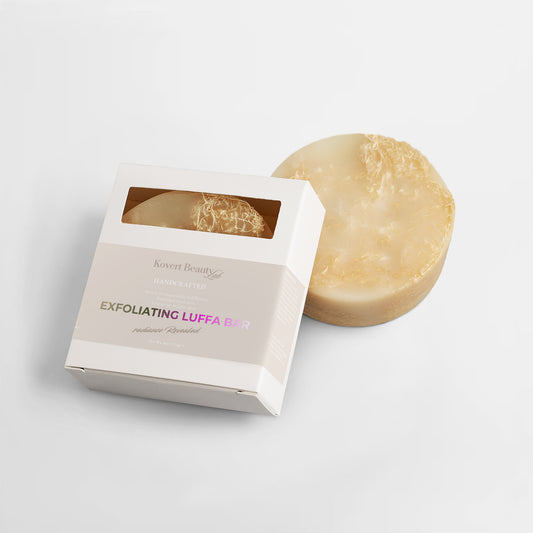 KBL radiance Revealed (Vanilla Latte) Exfoliating Luffa Bar
