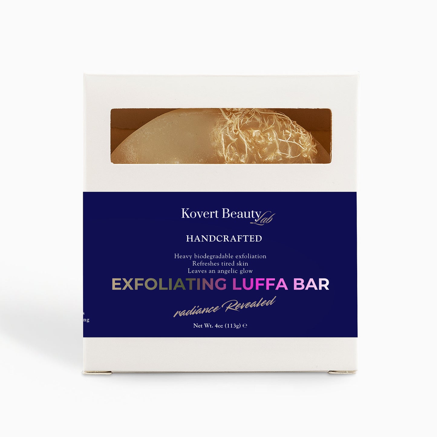 KBL radiance Revealed (Royal Blue)Exfoliating Luffa Bar