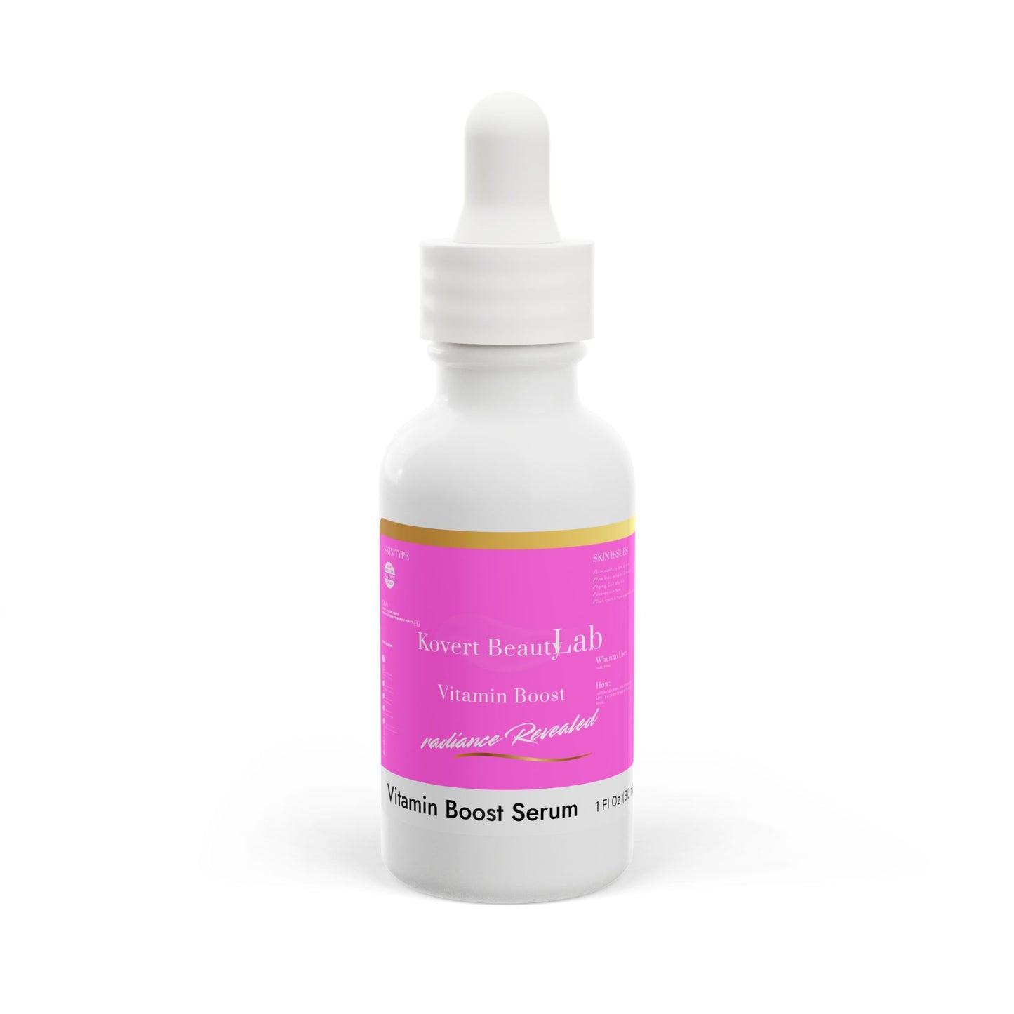 Vitamin Boost Serum, 1oz (Hot Pink)