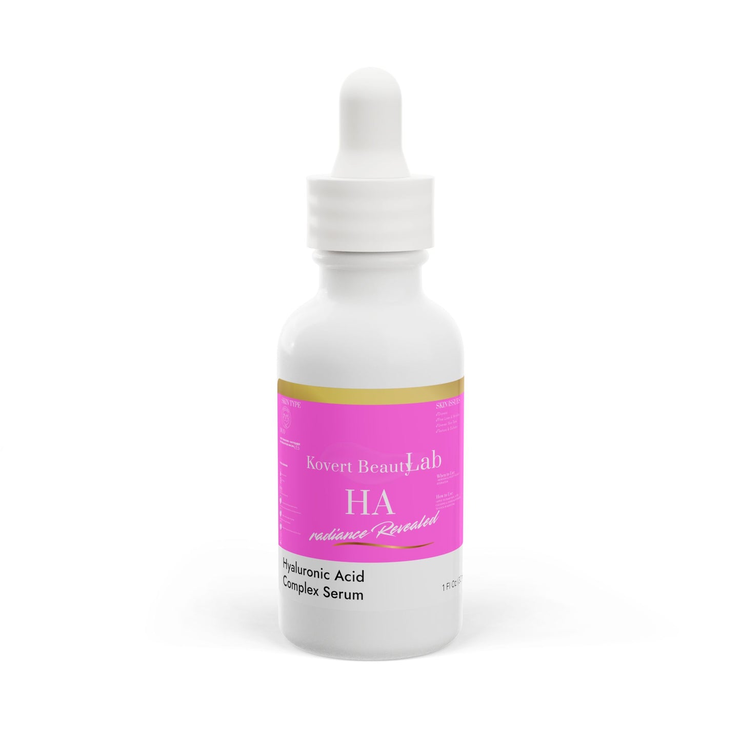 Hyaluronic Acid Complex Serum, 1oz (Hot Pink)