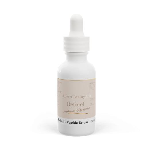 Retinol and Peptide Face Serum, 1oz (Vanilla Latte)