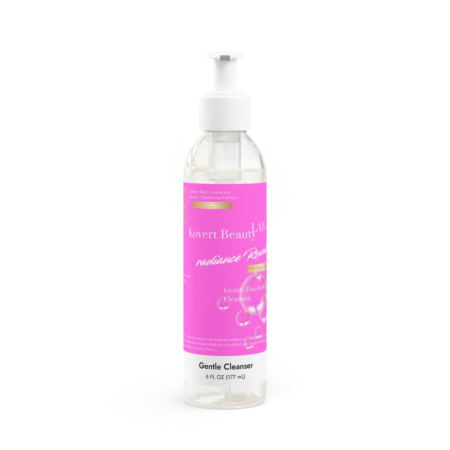 Gentle Face and Body Cleanser, 6oz (Hot Pink)