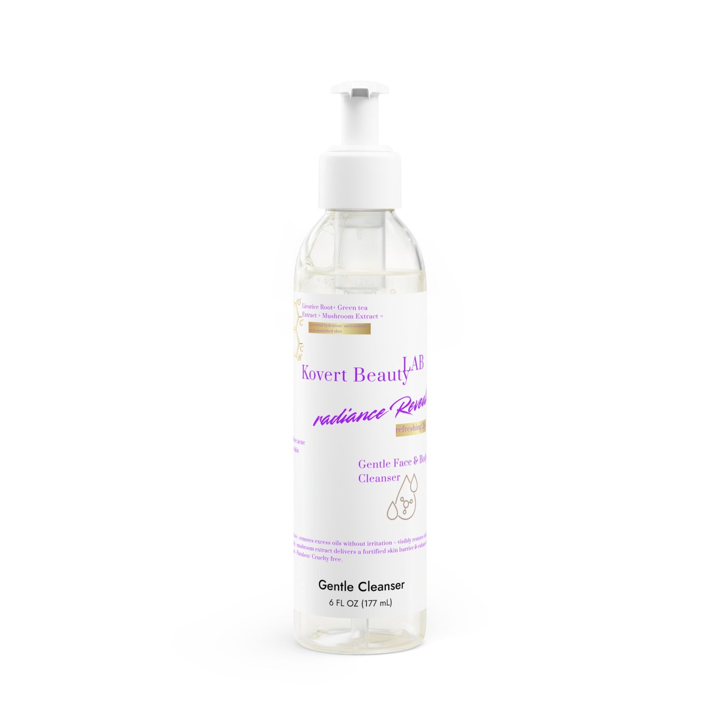 Gentle Face and Body Cleanser, 6oz (Royal Purple)