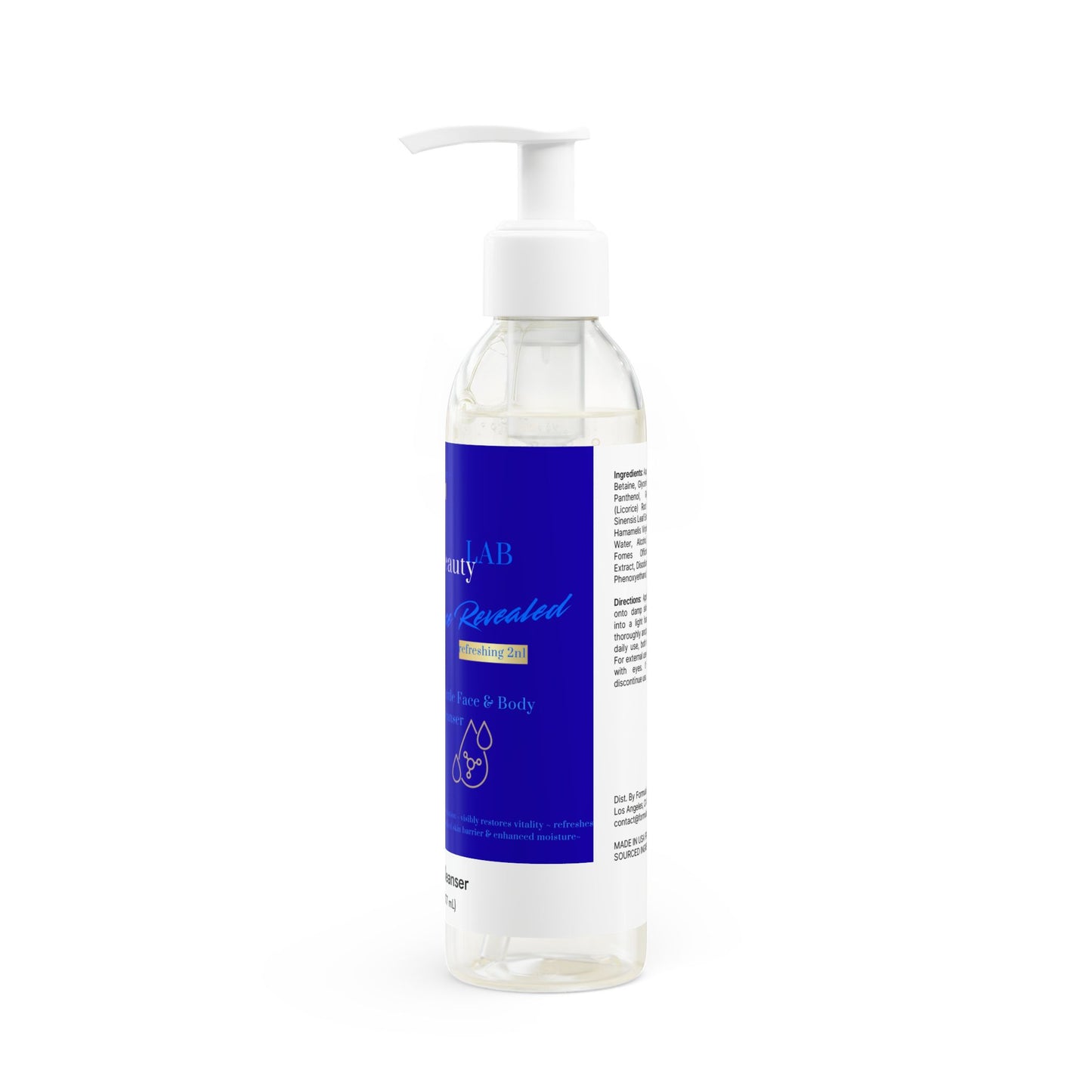 Gentle Face and Body Cleanser, 6oz (Royal Blue)